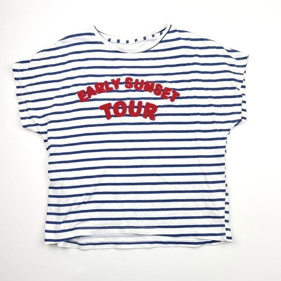 Zara Striped Early Sunset Tour Tee - Picture 2 of 7